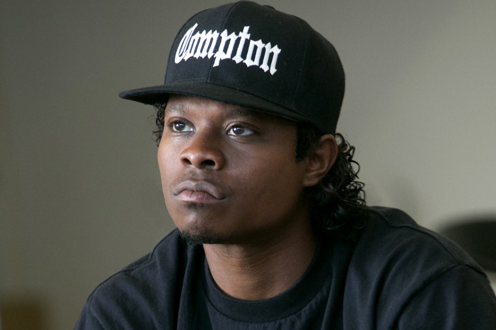 Jason Mitchell as Easy E in STRAIGHT OUTTA COMPTON. (Photograph courtesy of irishcinephile.wordpress.com)